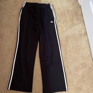 Black adidas workout pants